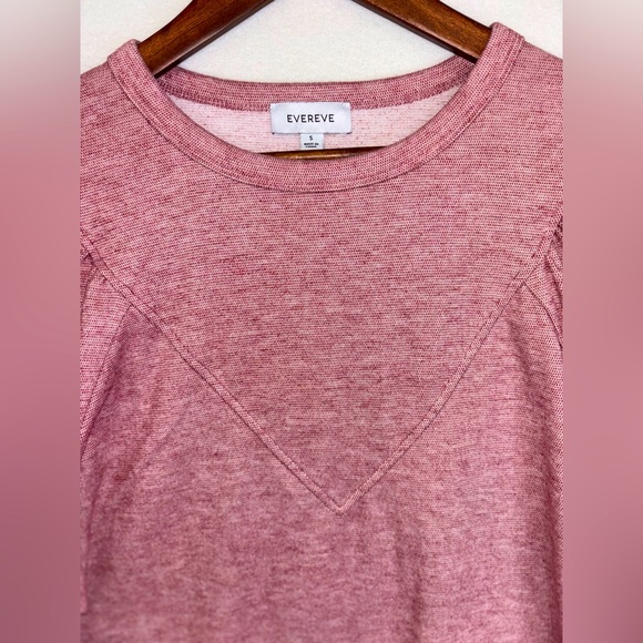 EVEREVE Kylar Pleated Sleeve Pullover Top Sweater Sweatshirt Long Sleeve Small - Picture 7 of 13